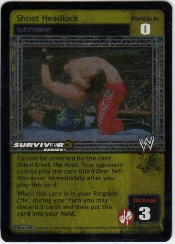 Shoot Headlock (SS3) Foil